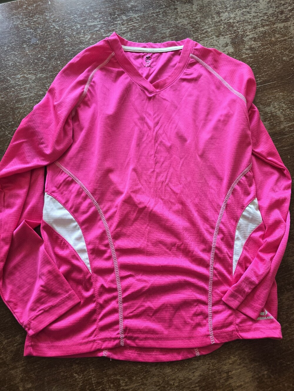 Long-Sleeve Active Top - Hot Pink